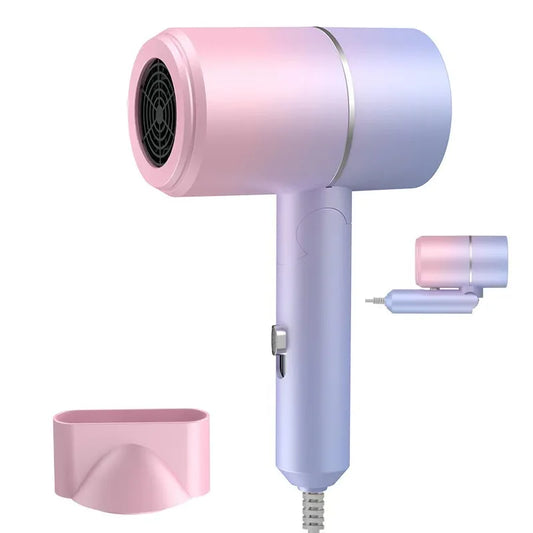 Sèche-Cheveux Ionique Haute Puissance avec Diffuseur – Léger & Pliable