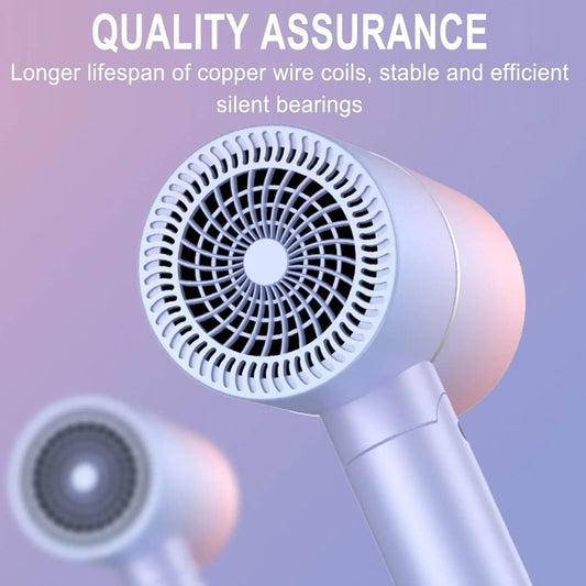 Sèche-Cheveux Ionique Haute Puissance avec Diffuseur – Léger & Pliable